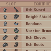 menu image for Items and Weapons